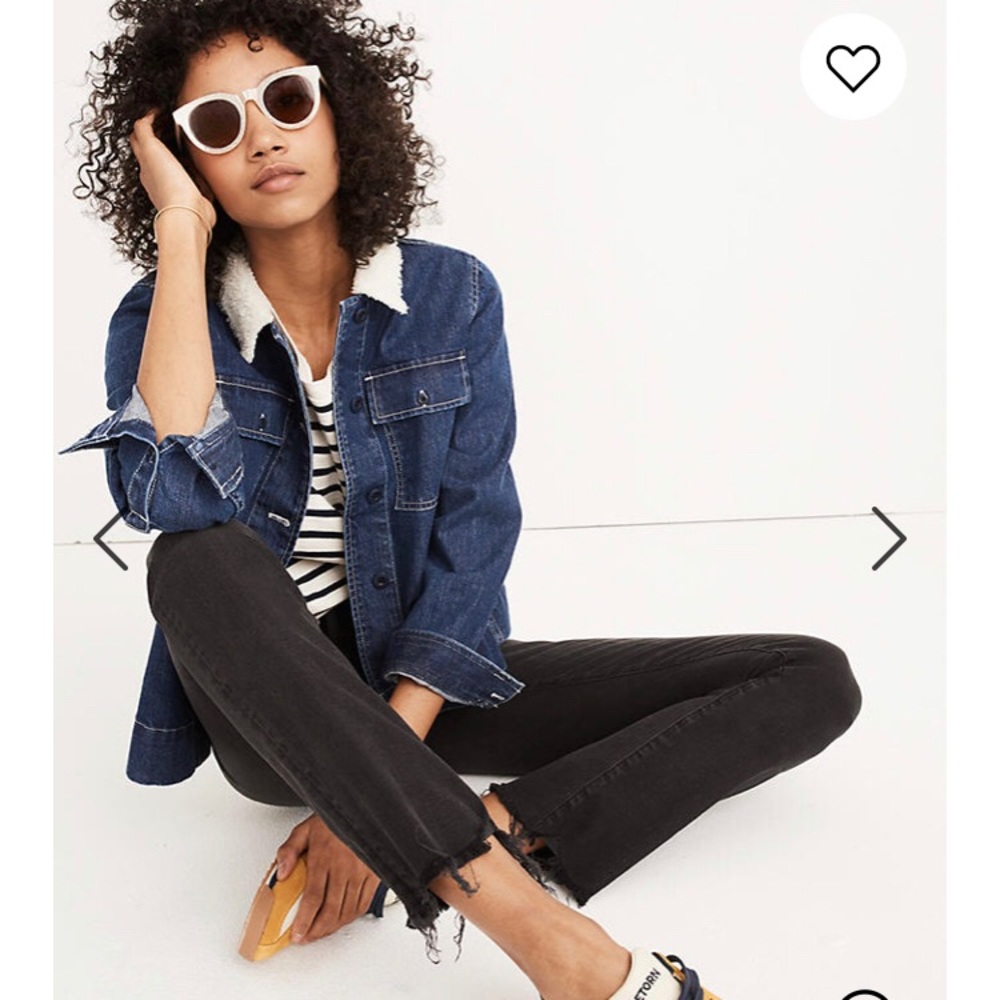 Madewell Cali-Demi boot chewed hem black 25